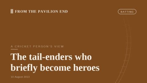 The tail-enders who briefly become heroes