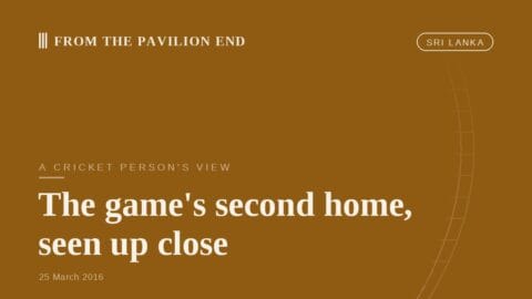 The game's second home, seen up close