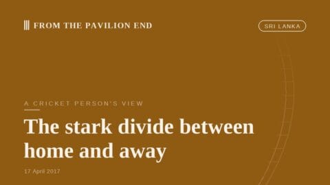 The stark divide between home and away