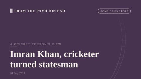 Imran Khan, cricketer turned statesman