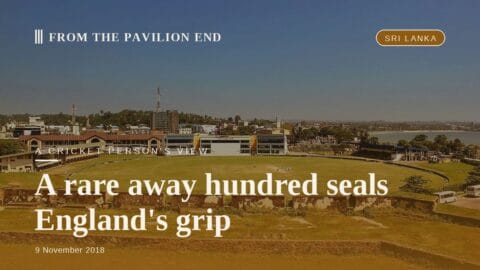 A rare away hundred seals England's grip