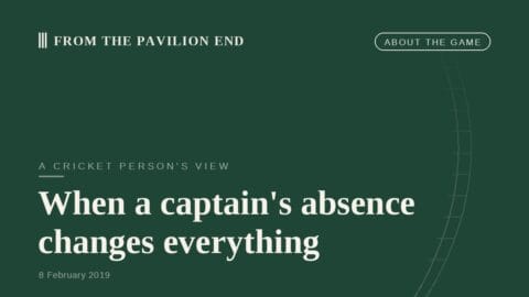 When a captain's absence changes everything