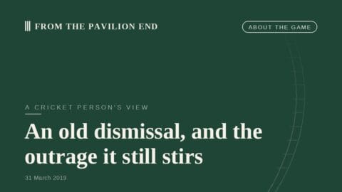 An old dismissal, and the outrage it still stirs