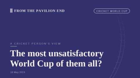 The most unsatisfactory World Cup of them all?