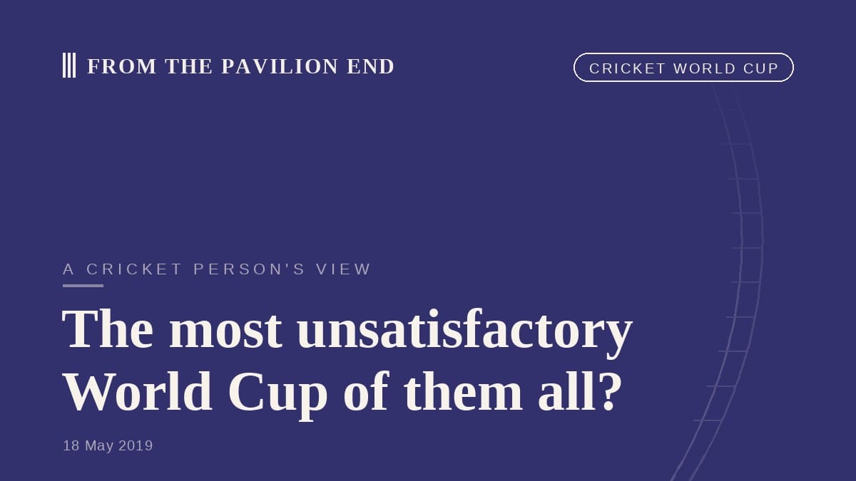 The most unsatisfactory World Cup of them all?