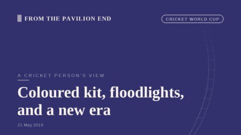 Coloured kit, floodlights, and a new era