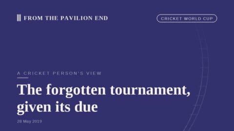 The forgotten tournament, given its due
