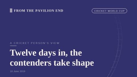 Twelve days in, the contenders take shape