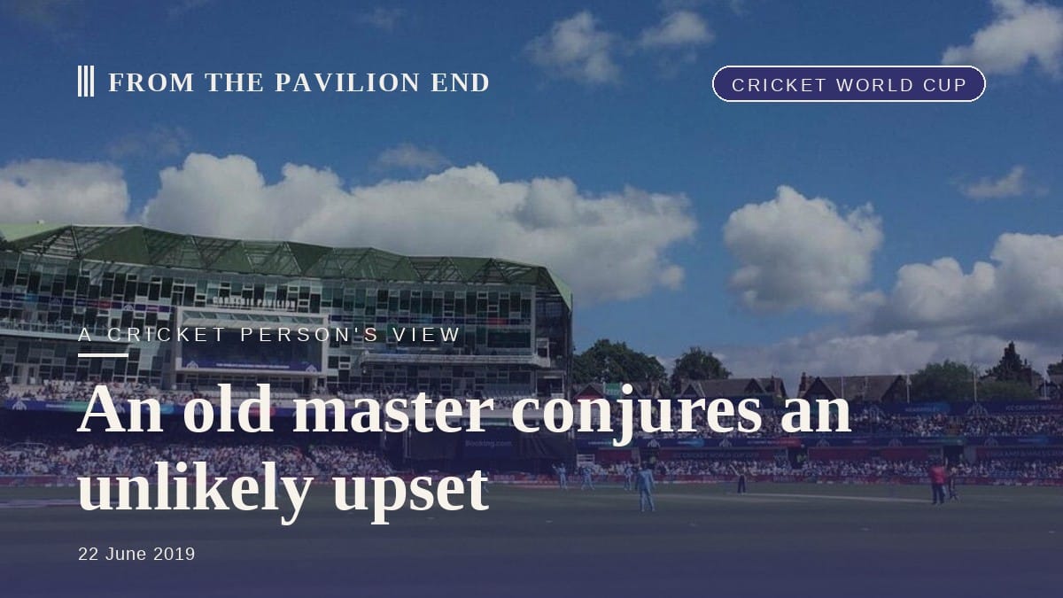 An old master conjures an unlikely upset