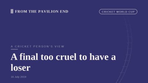 A final too cruel to have a loser