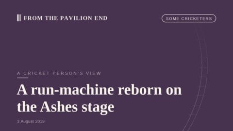 A run-machine reborn on the Ashes stage