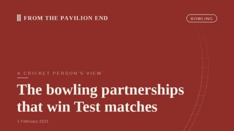 The bowling partnerships that win Test matches