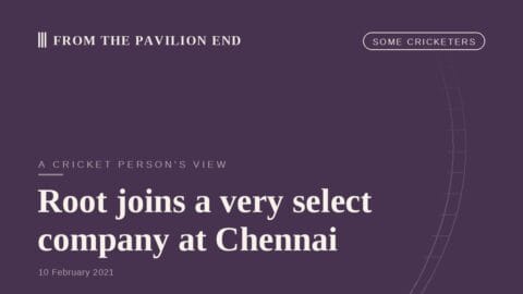 Root joins a very select company at Chennai