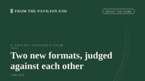 Two new formats, judged against each other
