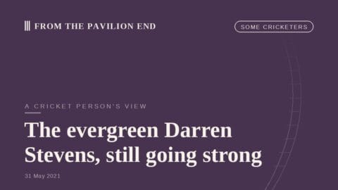 The evergreen Darren Stevens, still going strong