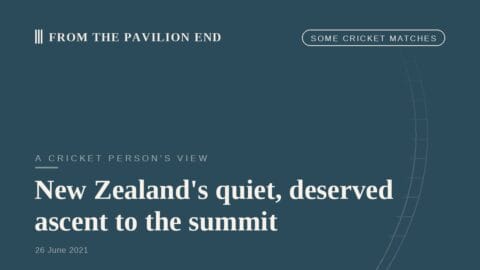 New Zealand's quiet, deserved ascent to the summit