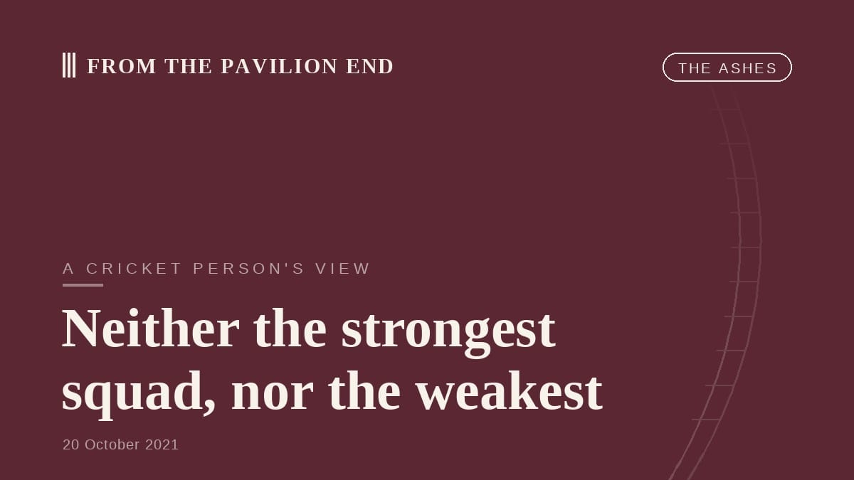 Neither the strongest squad, nor the weakest