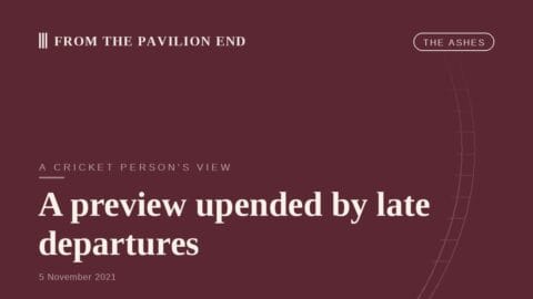 A preview upended by late departures