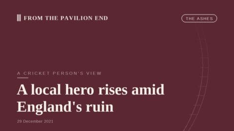A local hero rises amid England's ruin