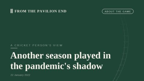 Another season played in the pandemic's shadow