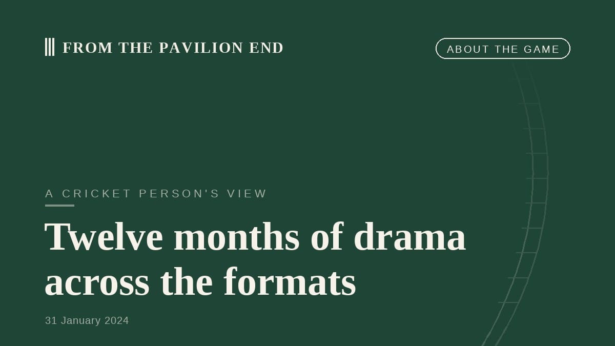 Twelve months of drama across the formats