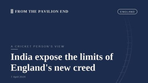 India expose the limits of England's new creed