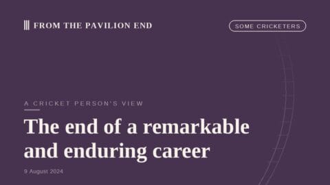 The end of a remarkable and enduring career
