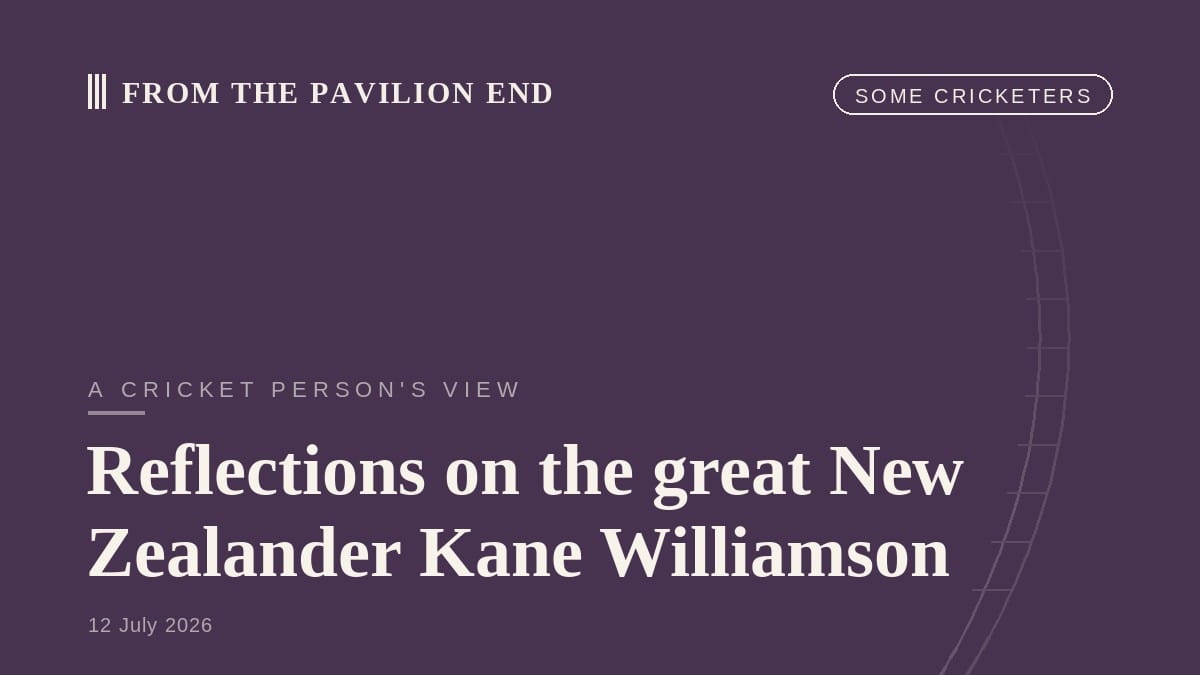 260712 kane williamson the understated perfectionist